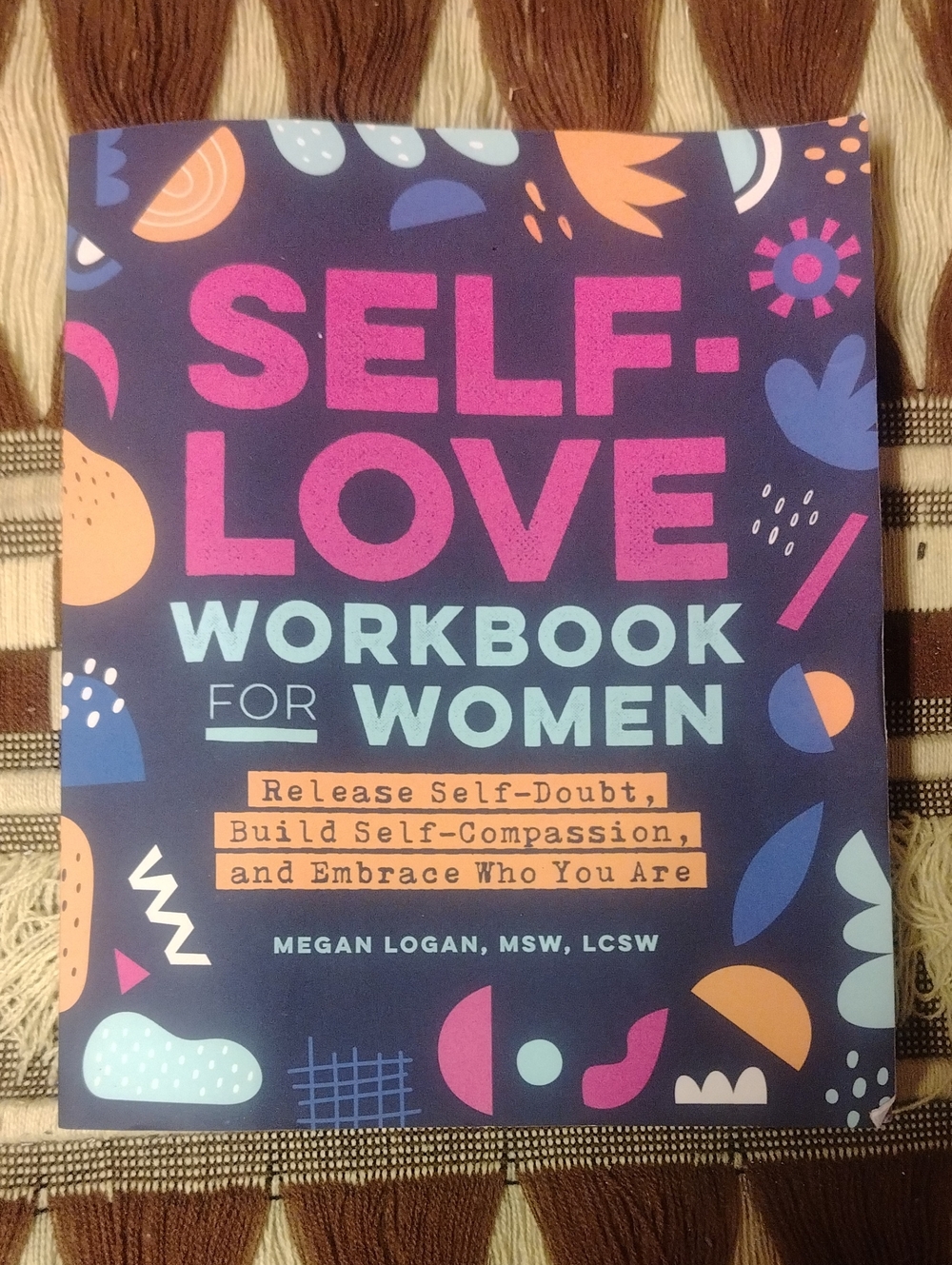 Self-Love Workbook for Women - Navy with Pink & Teal Accent